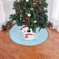 thumbnail image 2 of FMSHPON Christmas Cat Kitten Cartoon Xmas Christmas Tree Skirt Stand Mat for Holiday Party Decoration Indoor Outdoor 36 inches, 2 of 3