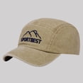 thumbnail image 3 of CYRBOKO Kids Baseball Cap, Cotton Adjustable Breathable Mesh Sun Protection Boys Girls Summer Hats Khaki Size 2-6 T, 3 of 4