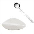thumbnail image 1 of B Bandejas de Dosis de Granos de Café Cuchara de CeráMica Juego de Separadores de Té Herramientas Cuchara en Grano de Café Pala Bandejas de Té, 1 of 5