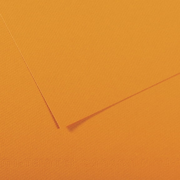 Canson Mi-Teintes Drawing Papers - 8-1/2" x 11", Cadmium Yellow, 25 Sheets