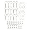 thumbnail image 1 of 50 Uds. Anillos de llavero divididos con eslabones de cadena anillos de salto abiertos para manualidades DIY fabricación de llaveros anillos hallazgos Baoblaze Anillos de llavero, 1 of 8
