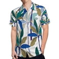 thumbnail image 4 of High Quality Hawaiian Shirts for Men Short Sleeve Aloha Beach Shirt Floral Summer Casual Button Down Shirts Blouses IY9NY5, 4 of 7