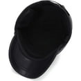 thumbnail image 5 of CoCopeaunts Men's Winter Baseball Cap PU Leather Warm Peaked Hat with Fold Earmuffs Casual Classic Outdoor Travel Dad Hat, 5 of 5
