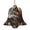 Bell Shape, variant on Dream Wolf Feather Art Wooden Christmas Ornament Angel Shape,Xmas Tree Hanging Decoration 6 PCS