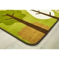 thumbnail image 2 of Carpets for Kids 1593503 Soft Tranquil Trees Rectangle Rug, Green - 4 x 6 ft., 2 of 4