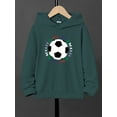 thumbnail image 3 of Mikrdoo Cool Soccer Print Boys Casual Pullover Long Sleeve Hoodies, Boys Sweatshirt For Spring Fall Winter, 7-15T Kids Hoodie Tops Outdoor, 3 of 8