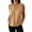 *Khaki, variant on ClodeEU Women's Linen Blend Sleeveless Crewneck Top with Fringe Patchwork ,Solid Color Casual Tank Yellow,Womens Plus XXXL