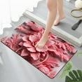 thumbnail image 4 of Tyidzon Front Door Mat Flower Pattern Diatomaceous Earth Bath Mat Bathroom Water Absorption Slip Resistance Easy Clean Floor Mat Clearance!, 4 of 5