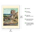thumbnail image 2 of The Old Mill (La Maison de la Crau) - From an Original Color Painting by Vincent van Gogh c.1887 - Master Art Print (Unframed) 9in x 12in, 2 of 4