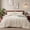 02 White Swan, variant on U by Bedsure 3 Pieces Queen Comforter Bedding Set, Beige Bed Comforter Set for All Seasons, 1 Lightweight Prewashed Comforter and 2 Pillowcases