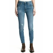new FRYE.jeans women Sienna Cropped Skinny WFF8BDP01 mid-rise blue sz 25 $148