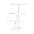 thumbnail image 4 of Bracelet Display Stand Bangle Holder Desktop Bracelet Storage Rack Jewelry Display Rack for Bangle Watch Hair Band Scrunchies Three Layer, 4 of 8
