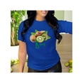 thumbnail image 2 of Playera Blusa De KIWI – Estilo Tropical que Te Llena de Vida Ropa Para Mujer Color Azul Talla Extra Grande Marca Emil SaEs, 2 of 4