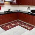 thumbnail image 2 of 2Pcs Fat Chef Kitchen Rugs Set of 2 Floor Mats for Cooking Non Slip Waterproof Standing Kitchen Runner Mats 17”x30”+17”x47”, 2 of 7