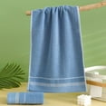 thumbnail image 1 of Toalla facial absorbente | Paño de lavado doméstico suave y engrosado | Secado rápido Duradero Sin pelusa | Multicolor | 73x33cm | Pieza única | Toalla de mano de baño para invitados | Tejido de, 1 of 6