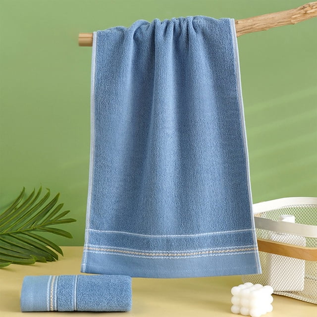 Toalla facial absorbente | Paño de lavado doméstico suave y engrosado | Secado rápido Duradero Sin pelusa | Multicolor | 73x33cm | Pieza única | Toalla de mano de baño para invitados | Tejido de