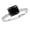 Platinum, variant on 1.15 Carat t.w Floating Prong Set Round Diamond Engagement Ring w/a 1 Carat Princess Cut Black Diamond Heirloom Quality 14K White Gold Natural Diamond Size-7