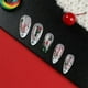 thumbnail image 5 of 24 uñas postizas cortas de Navidad extraíbles para mujeres y niñas Ygjytge Para estrenar, 5 of 8