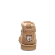 BEARPAW Shorty Youth Ankle Boot Iced Coffee Size 2 | Comfortable & Durable Slip On Winter Boot for Kids