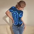 thumbnail image 4 of Lsque 2025 Happy New Year 5 Women's Crew Neck Short Sleeve Bodysuit Basic T Shirts Tops Onesie Adult Cute Pajama-Medium, 4 of 8