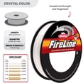 thumbnail image 4 of The Beadsmith Fireline by Berkley - Micro-Fused Braided Thread - 10lb. Test, 008"/.20mm Diameter, 300 Yard Spool, Crystal Color - Super Strong Stringing Material for Jewelry Making and Bead Weaving, 4 of 8