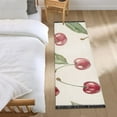 thumbnail image 3 of Yayeee Runner Rug for Bedroom 2'x6' Machine Washable Hallway Non Slip Mat, Beige Cherry, 3 of 8