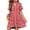 B-Red Floral, variant on Fall Dresses for Women Long Sleeve V Neck Midi Dress Casual Loose Flowy Swing Tiered Dress with Pockets