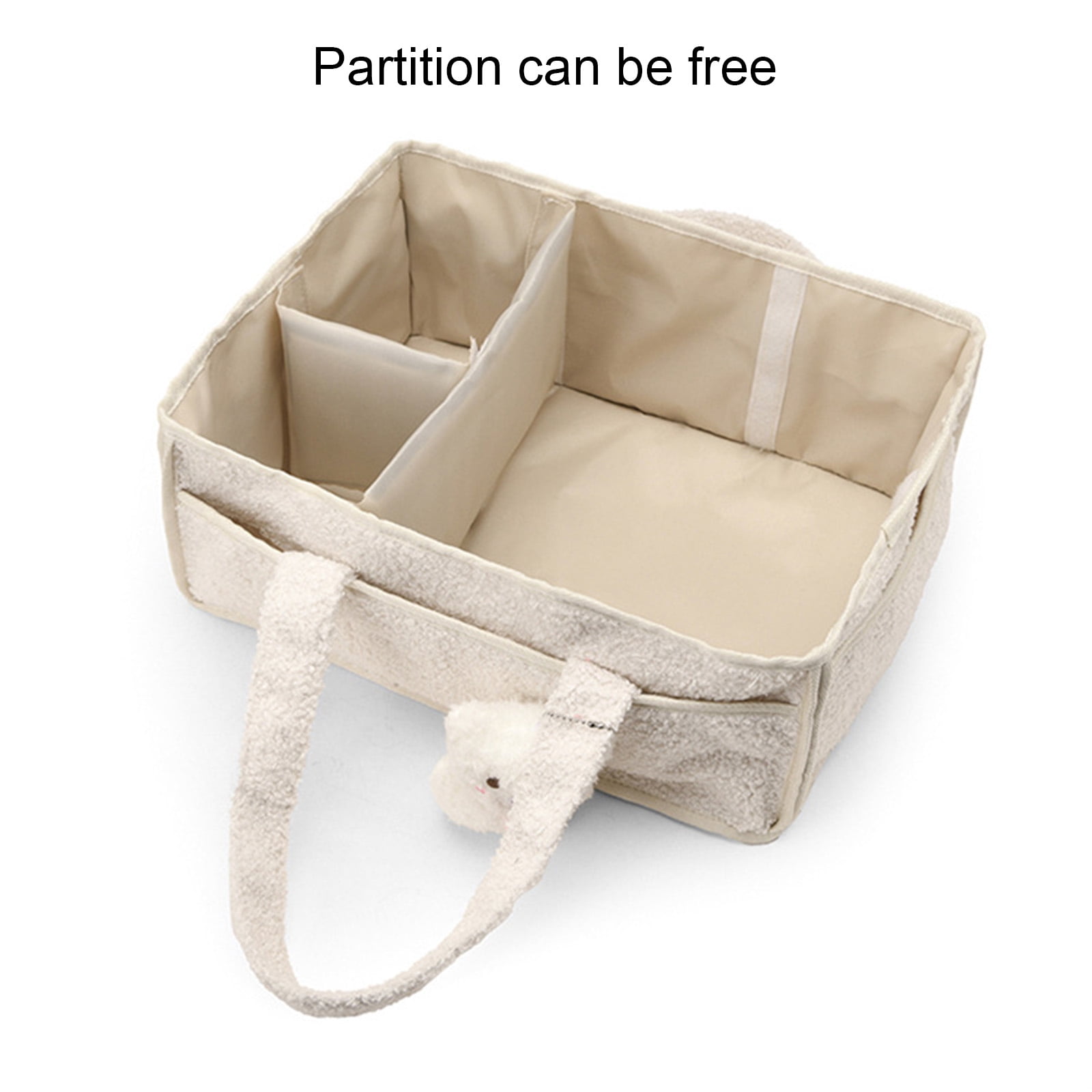 Spacious Baby Diaper Storage Bag Organiser for Organizing Essential New Mom Handbag Enjoy Car Travel Convenience