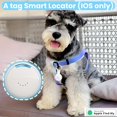 thumbnail image 3 of QUTETN Intelligent Vehicle Tracking Device  Object Locator  Pet Tracker for Dogs And Cats  Luggage And Wallet Tracking Gadgets  Works with Apple Find My (Ios Only)  Replaceable Battery  L, 3 of 7