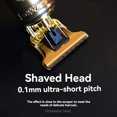 thumbnail image 2 of Tijeras de ajuste profesional de 3 velocidades, recortador de barba con pantalla LED, cabezal de cuchillo de aleación USB, accesorios de batería de litio, 2 of 5