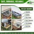 thumbnail image 6 of Window Well Supply - Egress Window Well Kit - Complete Basement Egress Window Kit - Includes Argon-Filled Basement Window - 27"x45", Window Well, Egress Ladder, Window Well Cover - 42"W x36"P x60"D, 6 of 7