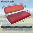 thumbnail image 7 of Garronmavis Golf Cart Seat Covers Red Smooth and Simple Golf Cart Elastic Seat Covers Gradient Color Universal Fit All Golf Cart Brand, 7 of 7