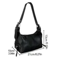thumbnail image 2 of Bolso de hombro de estilo Y2K para mujer, bolso de motocicleta de moda, monedero de hombro minimalista para niñas, ropa de calle, 2 of 5