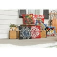 thumbnail image 4 of Red Snowflake Hooked Pillow -, 4 of 4