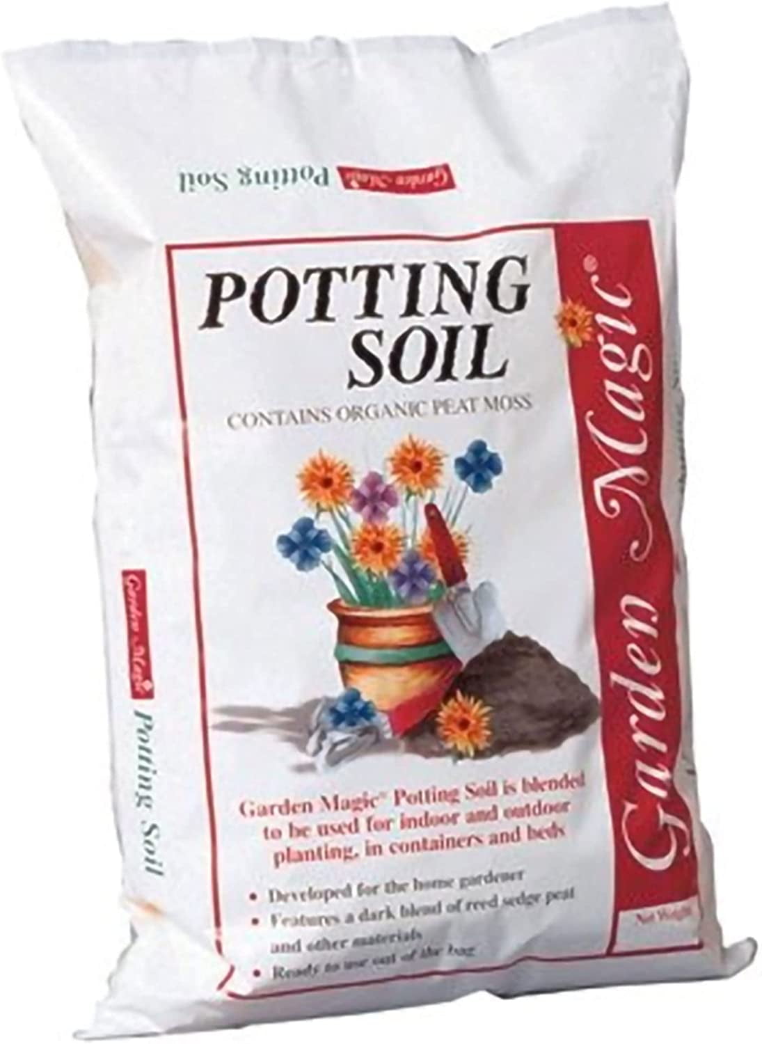 Michigan Peat General Purpose Potting Soil Mix for Indoor Outdoor Planter Container Plant Flower Gardening, 20 Pound Bag (6 Pack)