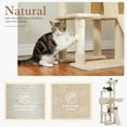 thumbnail image 7 of Demi Bonn 61" Cat Tree Tower for Indoor Cats with Platform and Scratching Posts, Cat Condo Cat Tree House in Pet Supplies, Beige, 7 of 7