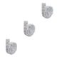 thumbnail image 4 of Bewildely Pegatinas ostentosas, decoración de cristal de resina, cuentas decorativas de fijación ligera, tira de taladro llamativa plateada, 1 yarda, 3,5 Plata 1 Yarda 3.5 cm de ancho 3piezas Bewildely CBP377018, 4 of 6