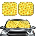 thumbnail image 2 of Gukieu Sunflowers2 Print Car Windshield Sun Visor, Foldable Anti-UV Car Sun Visor Suitable for Vans, Trucks Car Accessories-Small, 2 of 6