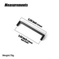 thumbnail image 3 of Goo-Ki 5 Inch(128mm) Zinc Alloy Kitchen Cabinet Pulls, Matte Black Cabinet Handles for Dresser,Wardrobe & Cupboard, 6 Pack, 3 of 8