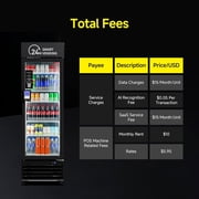 AI Smart Vending Machine 245-Capacity w/ Contactless Payment for Office/School/Gym