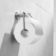 thumbnail image 2 of Portarrollos de papel higiénico con tapa cepillada, con dibujo de alambre, para baño, 2 of 7