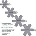 thumbnail image 4 of 12-Piece Felt Pot Protectors Set 4 Different Sizes Pan Protector PadsforStacking Cookware Scratch Prevention Cabinet Gray Felt LinersforPots Pans and Bakeware, 4 of 8