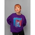 thumbnail image 2 of Chillin' ICEE Trendy Drink - Retro Beverage Graphic Women's Sweatshirt, 2 of 4
