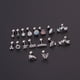 thumbnail image 2 of Pendientes de acero de titanio de 16 g con gemas gruesas, pendientes de moda con circonitas para perforación de hueso de oreja y uña, 2 of 5