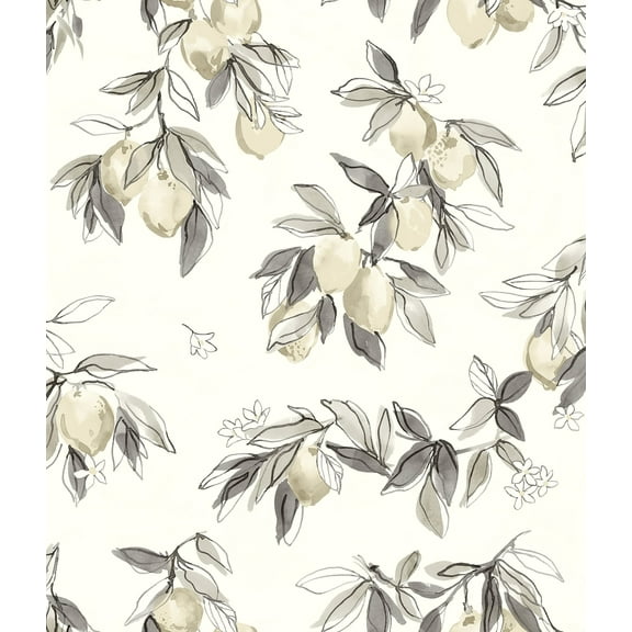 Chesapeake Lemonade Charcoal Citrus Wallpaper