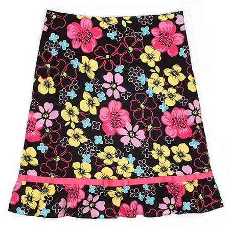 Juniors Floral Flutter Skirt