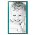 thumbnail image 2 of ArtToFrames 18" x 31" Aqua Picture Frame, 18x31 inch Green Wood Poster Frame (WOM-4428), 2 of 8
