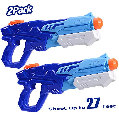 Water Gun Super Pump Action Cannon Shooter Drench Soaker Pistol PACK OF 2 