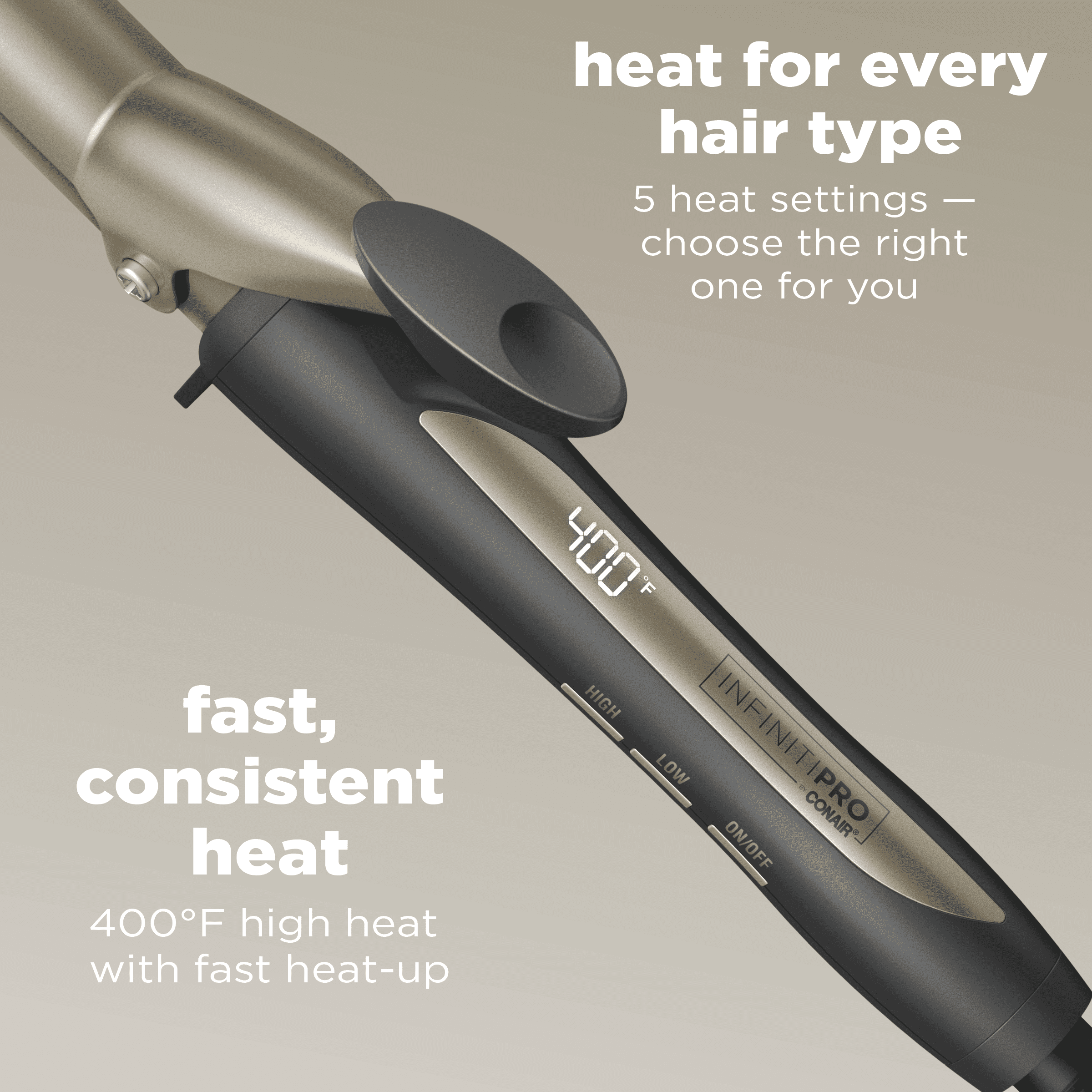 InfRPO by Conair Digital Ceramic 1" Curling Iron