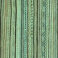 thumbnail image 1 of Ahgly Company Indoor Square Abstract Light Blue Modern Area Rugs, 7' Square, 1 of 4